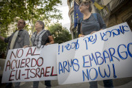 Israeli Citizens In Barcelona Demand EU Arms Embargo On Israel
