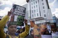 Environtment Activist Protest Against Captive Coal Power Plant