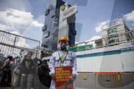 Environtment Activist Protest Against Captive Coal Power Plant