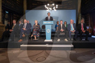Reform UK Press Conference in London, UK.