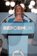 Reform UK Press Conference in London, UK.