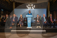 Reform UK Press Conference in London, UK.