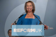 Reform UK Press Conference in London, UK.