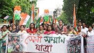 Celebrate The Success Of The Armed Forces In Kolkata, India