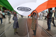 Celebrate The Success Of The Armed Forces In Kolkata, India