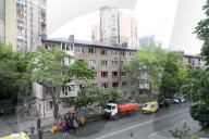 Impact of Russian overnight attack in Shevchenkivskyi district of Kyiv