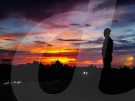 Sunset In Kolkata, India