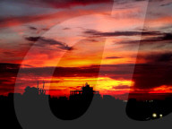 Sunset In Kolkata, India