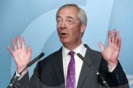 Reform UK Press Conference in London, UK.