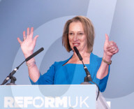 Reform UK Press Conference at he Royal Horseguards Hotel, London, UK.