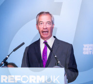 Reform UK Press Conference at he Royal Horseguards Hotel, London, UK.