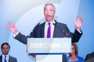 Reform UK Press Conference at he Royal Horseguards Hotel, London, UK.