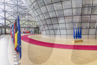 EU Flags In Brussels
