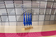 EU Flags In Brussels