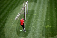 Ukraine war veterans hold amputee football training session
