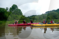 Rafting down Ukraine's Smotrych River