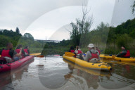 Rafting down Ukraine's Smotrych River