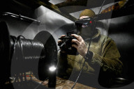 Ukraine military drone operators on front line