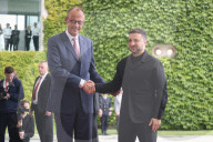 Merz Receives Ukrainian President Zelensky In Berlin
