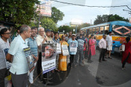Protest To Save Tram Services In Kolkata, India