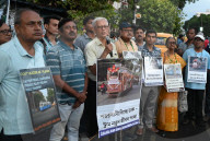 Protest To Save Tram Services In Kolkata, India