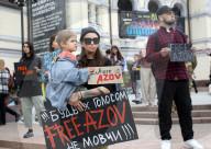 Don’t Stay Silent! Captivity Kills rally in Kyiv