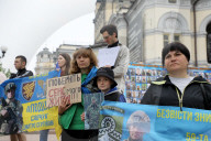 Don’t Stay Silent! Captivity Kills rally in Kyiv