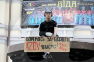 Don’t Stay Silent! Captivity Kills rally in Kyiv