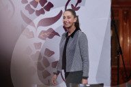 Mexico’s President Claudia Sheinbaum Holds Conference