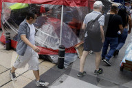 Members Of The National Coordinator Of Education Workers (CNTE) Expand Their Encampment In Mexico City's Zócalo