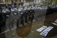 Retirees' Demonstration In Buenos Aires, Argentina