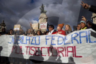 Retirees' Demonstration In Buenos Aires, Argentina