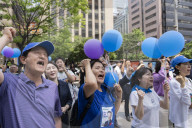 Democratic Party Holds Focused Rally In Yeouido As Early Voting Begins