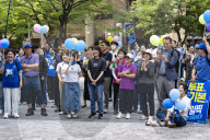 Democratic Party Holds Focused Rally In Yeouido As Early Voting Begins