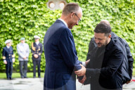 Merz Receives Ukrainian President Zelensky In Berlin