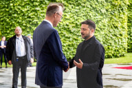 Merz Receives Ukrainian President Zelensky In Berlin
