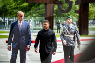 Merz Receives Ukrainian President Zelensky In Berlin