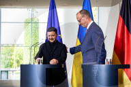 Merz Receives Ukrainian President Zelensky In Berlin