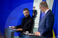 Merz Receives Ukrainian President Zelensky In Berlin