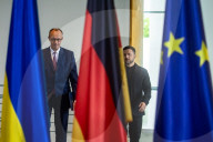 Merz Receives Ukrainian President Zelensky In Berlin