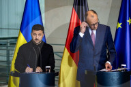 Merz Receives Ukrainian President Zelensky In Berlin