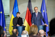 Merz Receives Ukrainian President Zelensky In Berlin