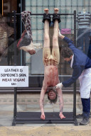 PETA Anti-Leather Display in London, UK.