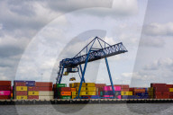 Port Container Terminal In Rotterdam