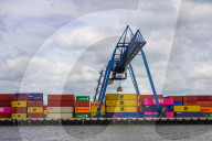 Port Container Terminal In Rotterdam