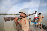 Pobitora Wildlife Sanctuary Flood
