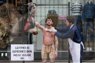 PETA Anti-Leather Display