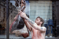 PETA Anti-Leather Display