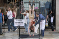 PETA Anti-Leather Display
