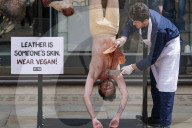 PETA Anti-Leather Display